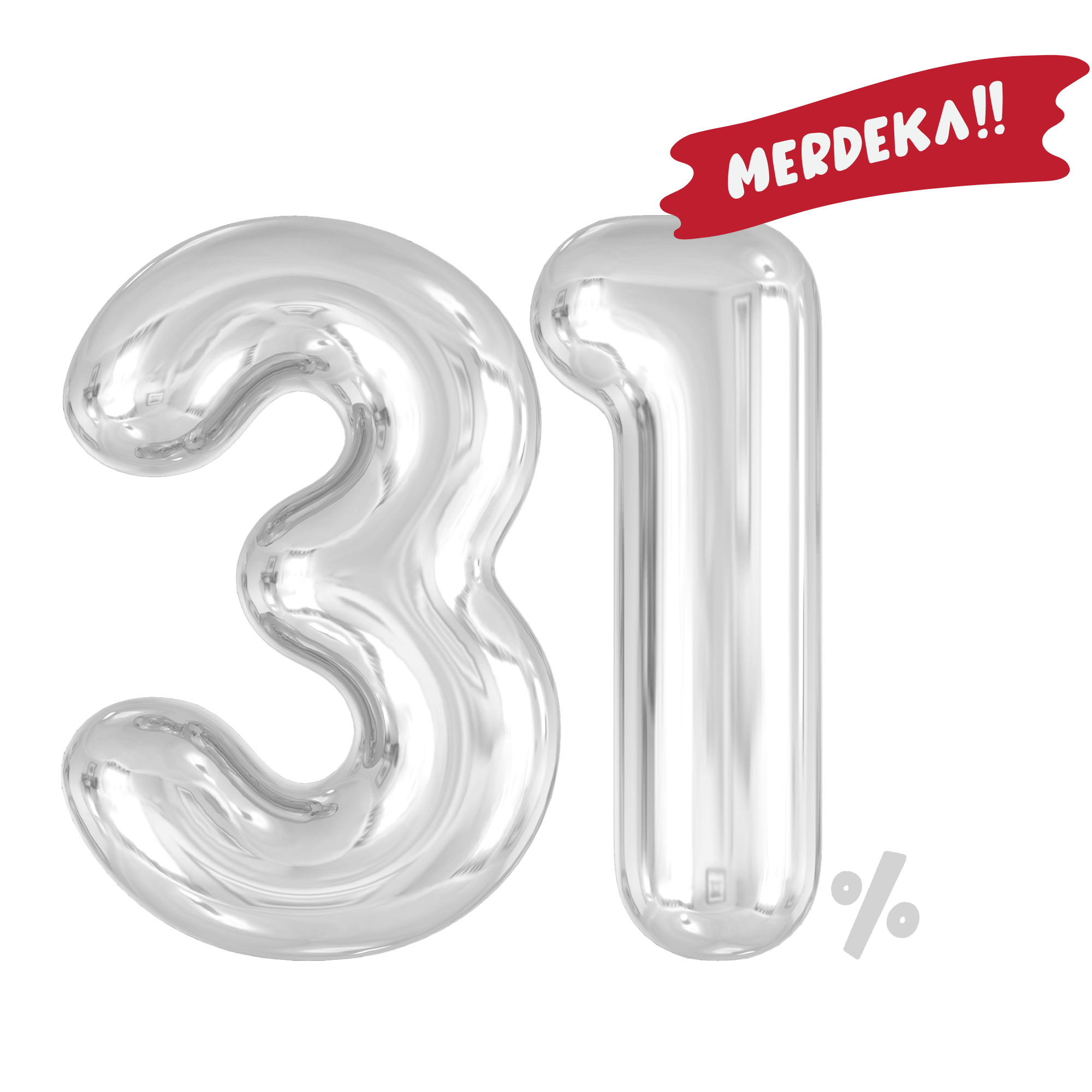 merdeka sales 31%