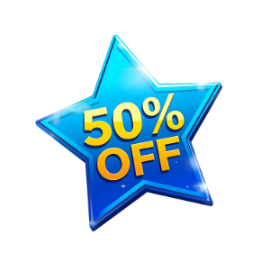 50% off
