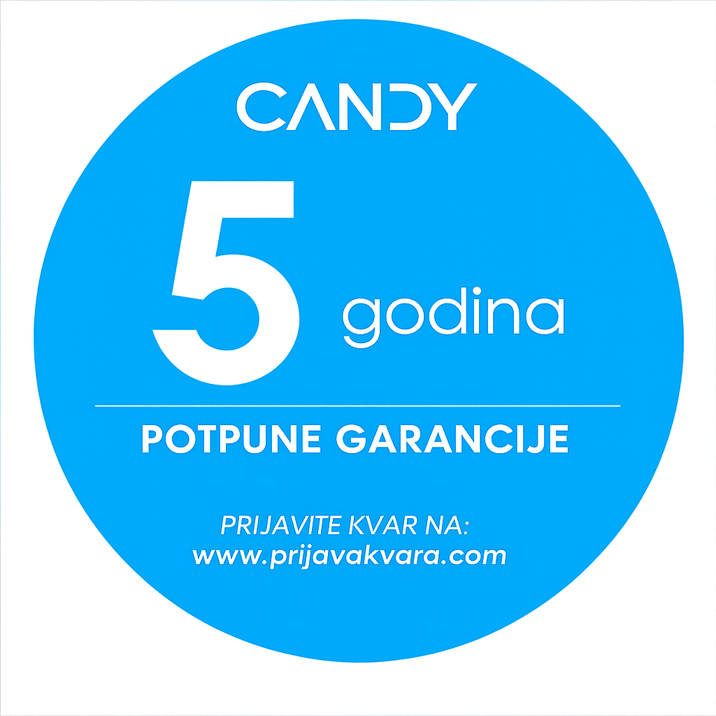 5 godina garancije Candy
