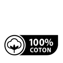 100% coton noir