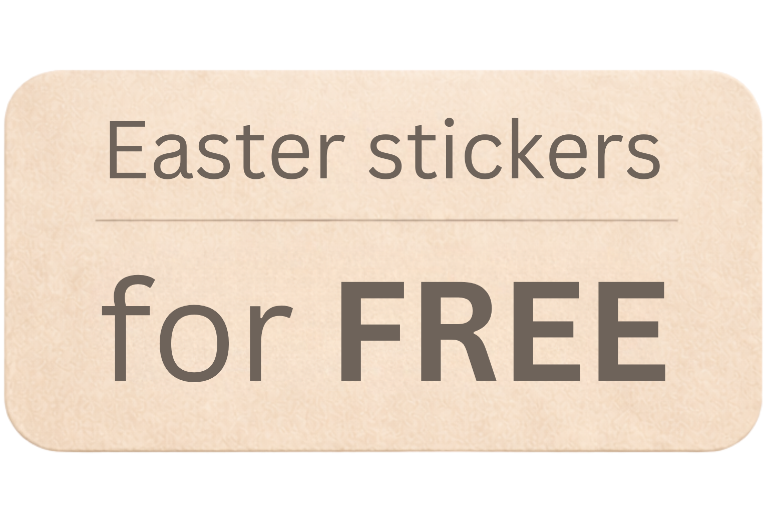 Easter 26 free stickers